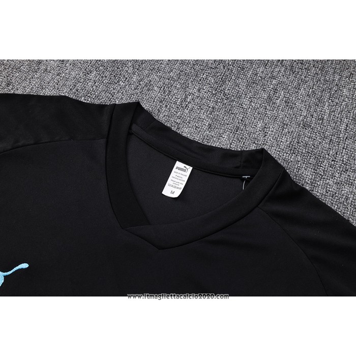 Tuta da Track Manchester City Manica Corta 2022 2023 Nero - Pantalon Corto